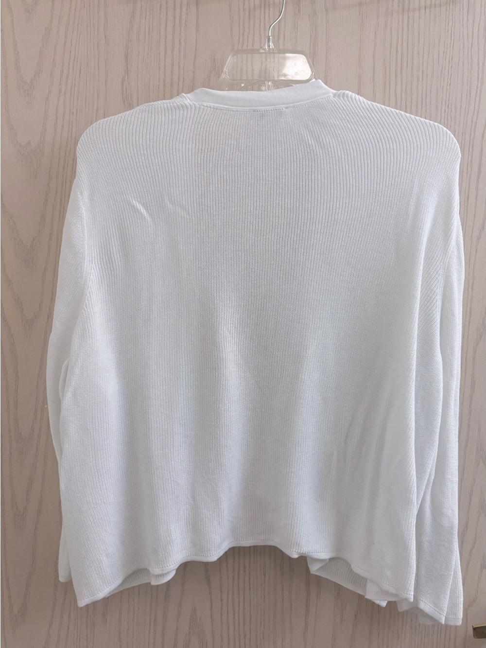 J. Jill White Open-Front Lightweight Cardigan - Picture 2 of 4